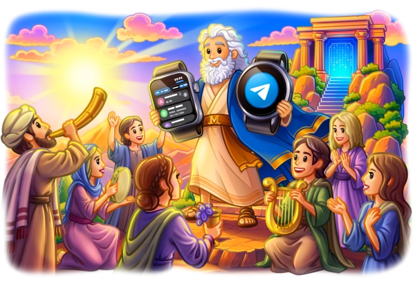 تطبيقات الساعات الذكية، نص منسق للبوتات، حراس الذكاء الاصطناعي للمجموعات، وأكثر بكثير