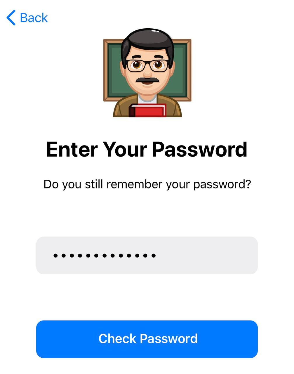 Fai pratica con la tua password della verifica in due passaggi