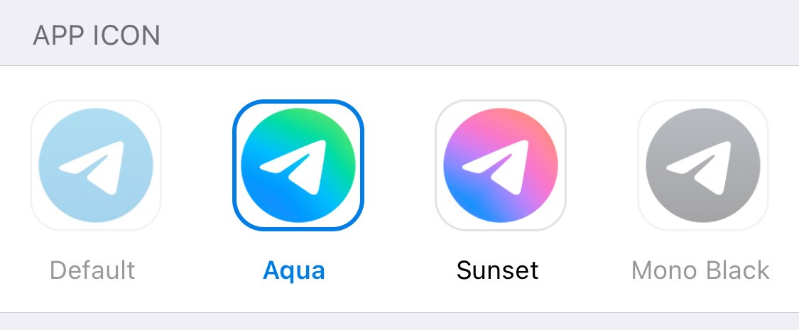 Новые иконки приложения для iOS
